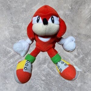 Knuckles Sonic C0208 Underground  SEGA USED JUNK 2000 Plush 6" Stuffed Toy Doll